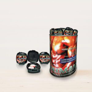 pastillero masculino max man por 100 pastilleros = 200 pasitillas