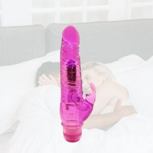 vibrador doble estimulación cristal