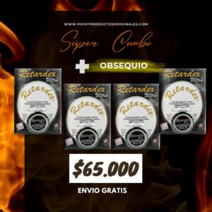 súper combo retardex ultra x 4